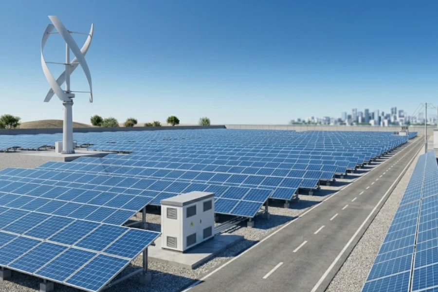 Industrial and commercial solar photovoltaic power generation system featuring high-efficiency PV modules, grid-connected inverters, transformer integration, and intelligent monitoring platform. Designed for factories, warehouses, logistics centers, industrial parks, and commercial facilities, supporting scalable deployments from 30kW rooftop solar installations to 50MW utility-scale renewable energy projects. Engineered to maximize on-site clean energy production, reduce electricity costs, and improve long-term energy sustainability. Powered by Splendor Energy.