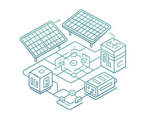Hybrid and Off-Grid Decentralized Microgrid Power Generation and Distribution Systems featuring 30kW–100MW+ Solar PV, Battery Energy Storage System (BESS), Hybrid Diesel Backup, Intelligent Energy Management System (EMS), Smart Power Distribution, and Renewable Microgrid Solutions – Splendor Energy
