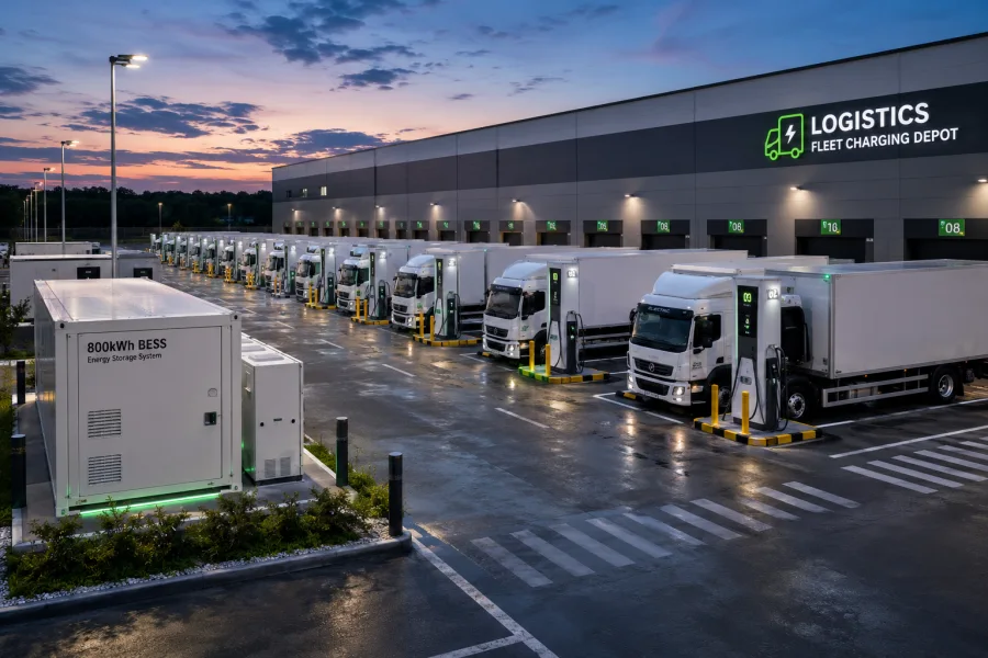Logistics Fleet Charging Depot France