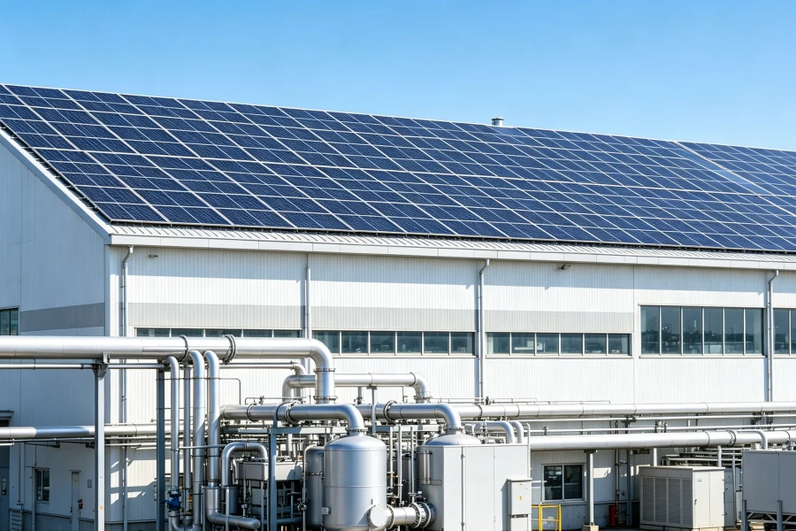 Industrial Manufacturing Renewable Energy Solutions with Integrated Solar PV, Battery Energy Storage System (BESS), Intelligent Power Management, Smart Energy Management System (EMS), Factory Energy Optimization, Peak Demand Reduction, and Reliable Grid Support – Splendor Energy
