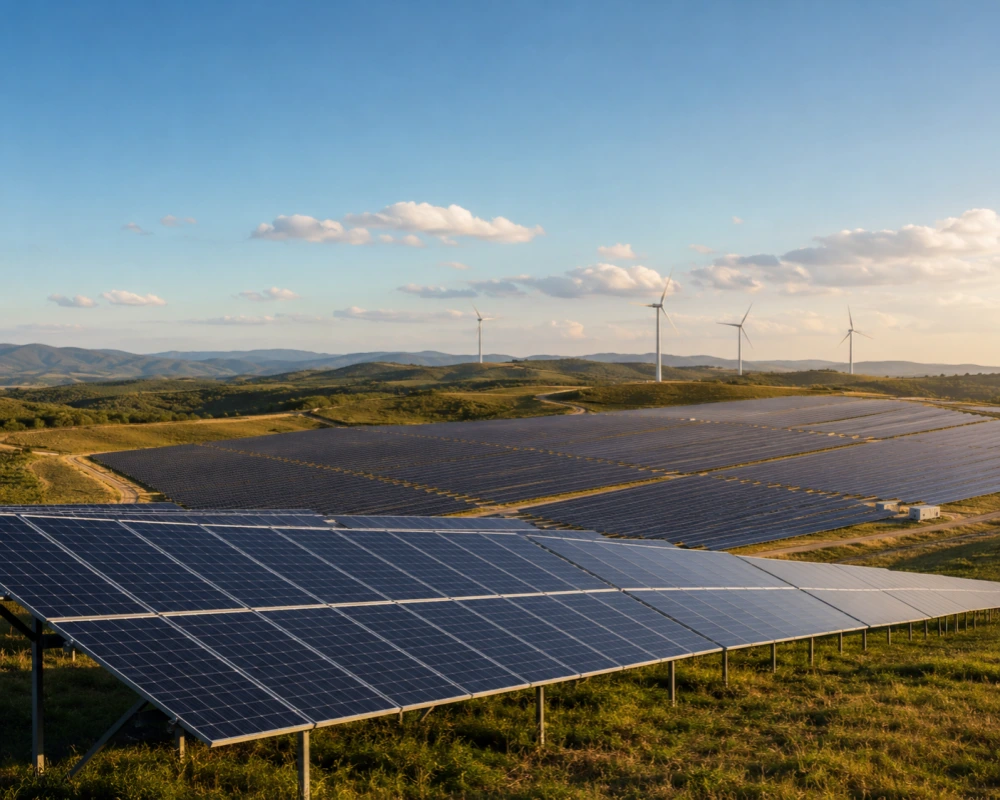 Splendor Energy global renewable energy infrastructure featuring utility-scale solar PV power plants, wind energy generation, battery energy storage systems (BESS), smart EV charging infrastructure, power transformers, grid infrastructure, substations, and turnkey EPC solutions for commercial, industrial, and utility-scale projects worldwide.